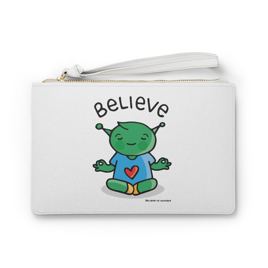 Yogi Alien Believe Clutch Bag: Elevate Your Style and Mindset
