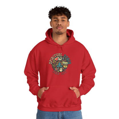 Spiritual Sober and Lit Unisex Heavy Blend™ Hooded Sweatshirt
